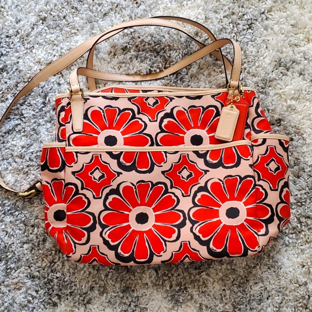 Coach Pattern Diaper Bag